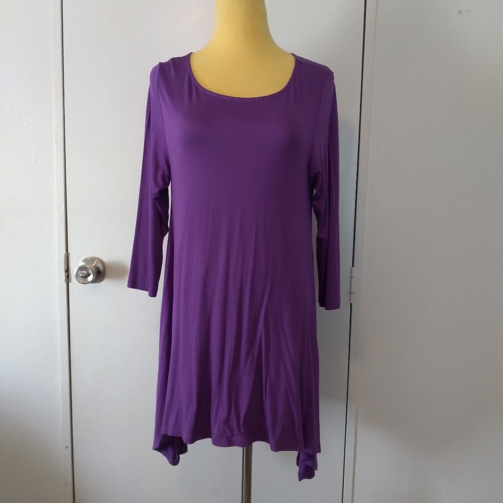 Fanfare Women Purple Top Size M